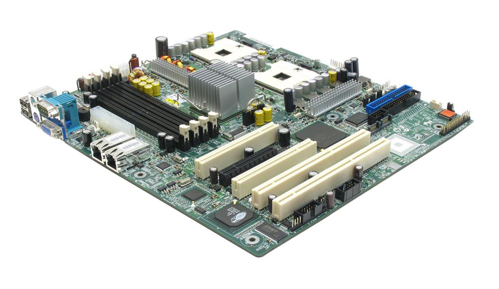 D11950-401 Intel SE7320EP2DG ATX E7320 Chipset Dual Xeon/ 8GB DDR2/ SVGA PCI/ Gigabit LAN/ SATA Motherboard (Refurbished)