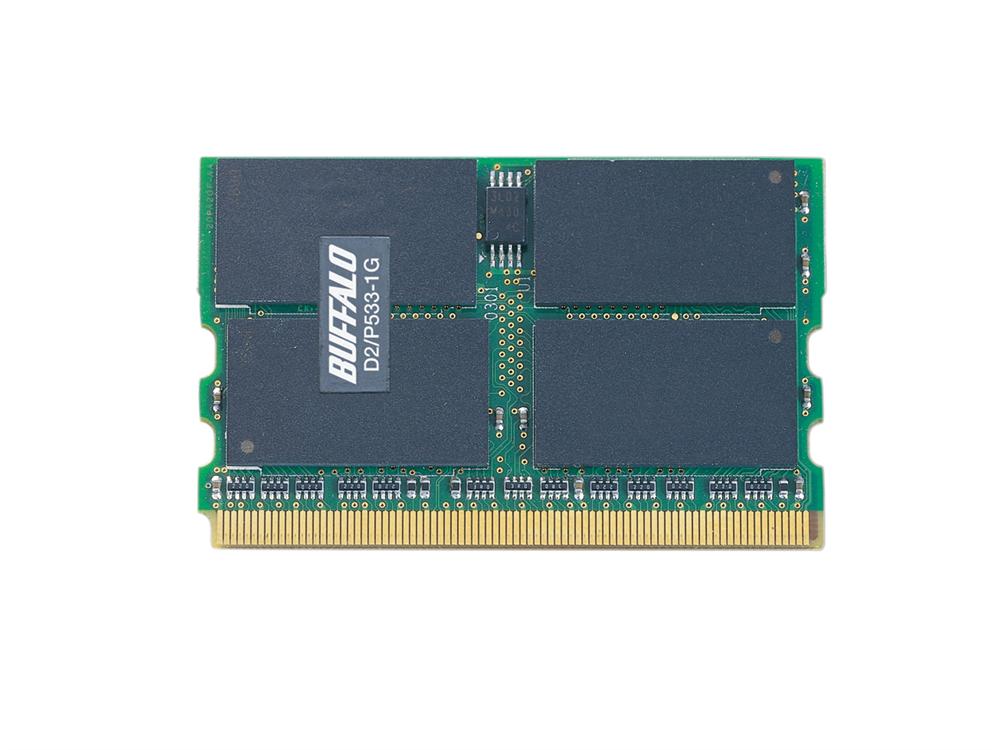 D2/P533-1G Buffalo 1GB PC2-4200 DDR2-533MHz non-ECC Unbuffered CL4 172-Pin Micro-DIMM Memory Module