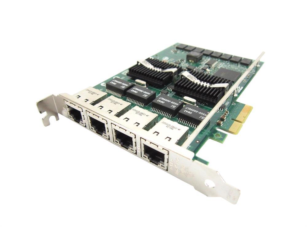 D47316-004 Intel PRO/1000 PT Quad-Ports RJ-45 1Gbps 10Base-T/100Base-TX/1000Base-T Gigabit Ethernet PCI Express x4 Server Network Adapter