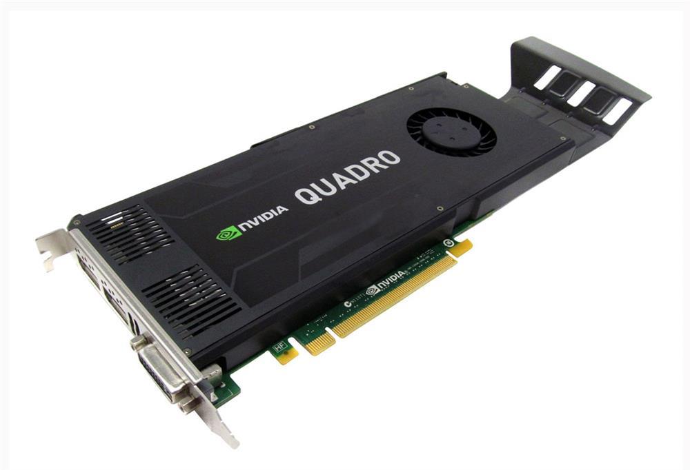 D5R4G Dell 3GB nVidia Quadro K4000 DVI-i 2x Display Ports GDDR5 PCI Express Video Graphics Card