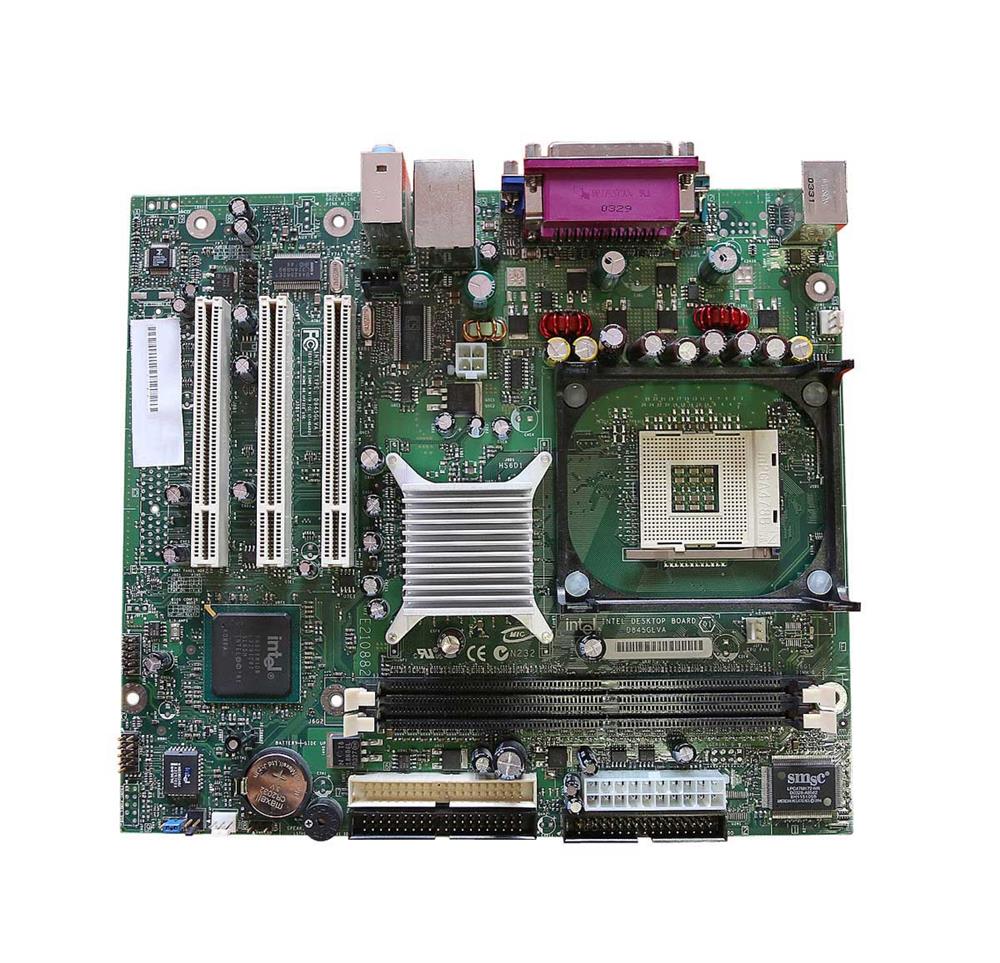 D845GLVA Intel Desktop Motherboard 845GL Chipset Socket 478 1 x Processor Support (Refurbished)