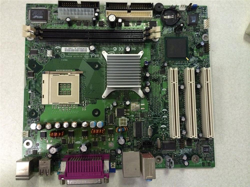 D845GVSR Intel Socket 478 Intel 845GV Chipset Celeron/ Pentium 4/ Celeron D Processors Support DDR 2x DIMM 2x ATA-100 Micro-ATX Motherboard (Refurbished)