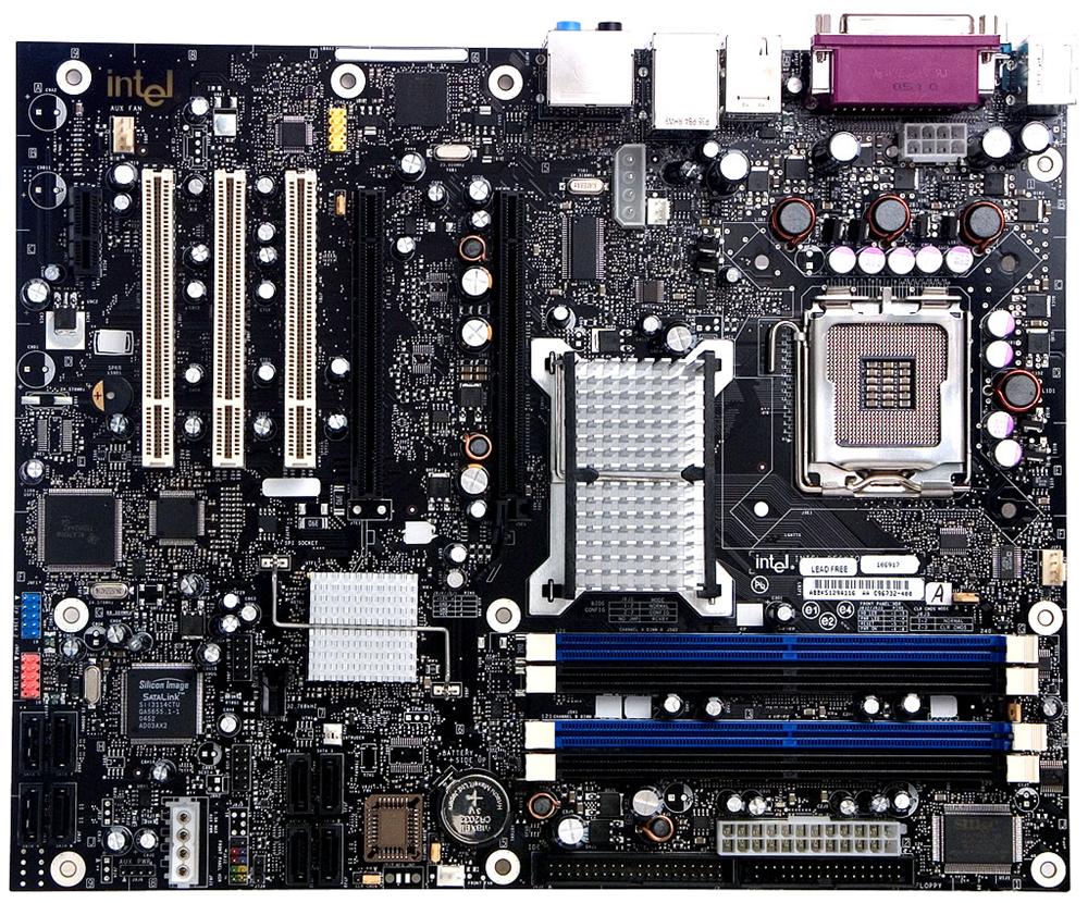 D955XBK Intel Motherboard Socket LGA 775 DDR2 PCI Express with Gigabit Ethernet (Refurbished)
