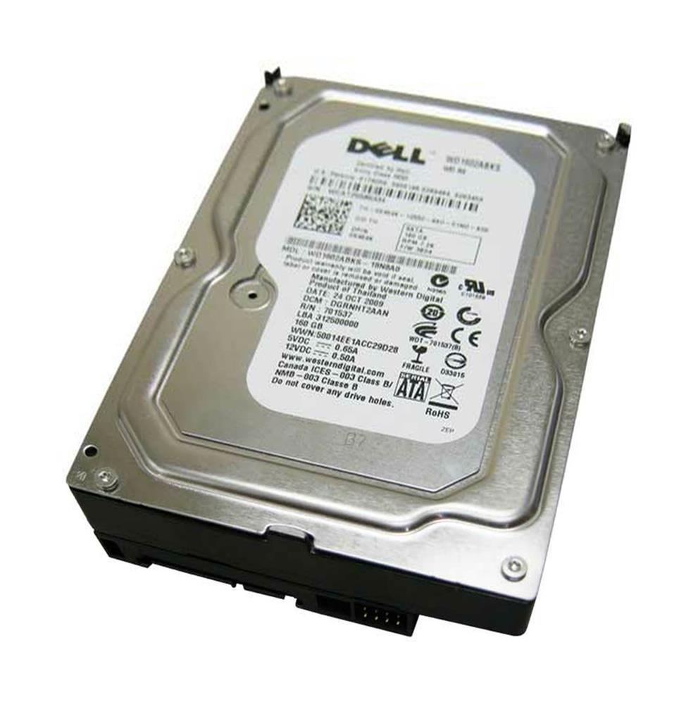 DC29006 Dell 160GB 7200RPM SATA 3Gbps 8MB Cache 3.5-inch Internal Hard Drive