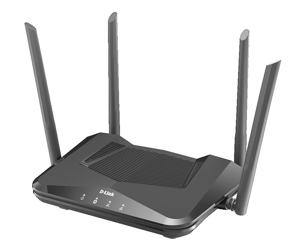 DIR-X1560-US D-Link AX1500 Mesh 4-Ports RJ-45 187.50Mbps Gigabit Ethernet 802.11ax Wireless Router (Refurbished)