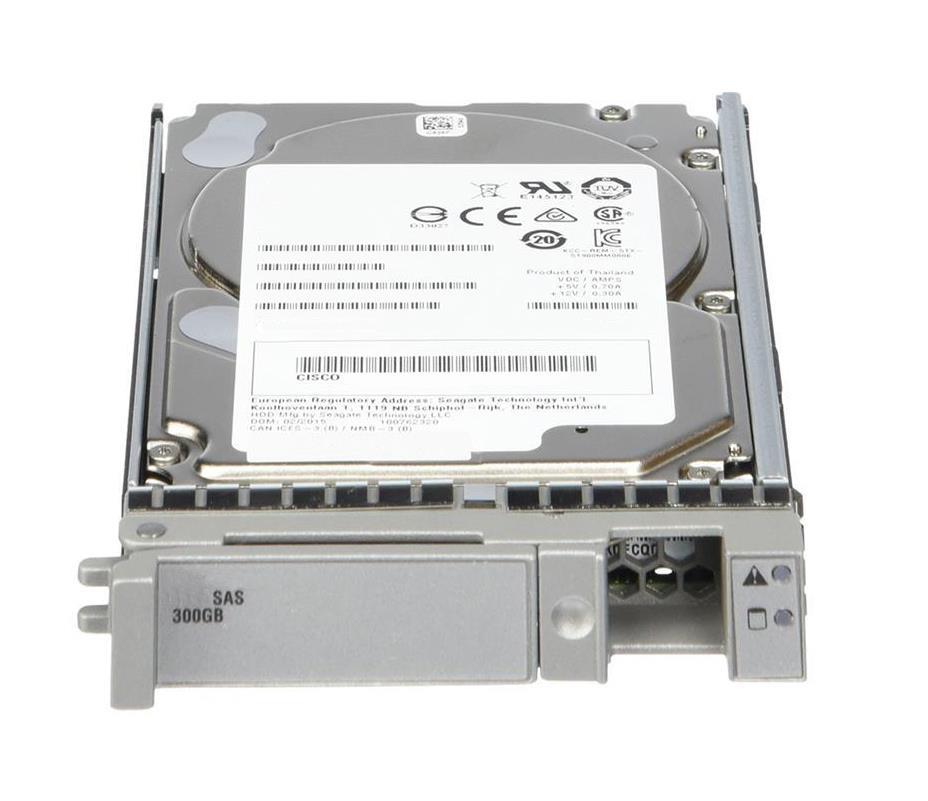 DISK-SCSI-300GB= Cisco 300GB 15000RPM SCSI 3.5-inch Internal Hard Drive for WAE-7326