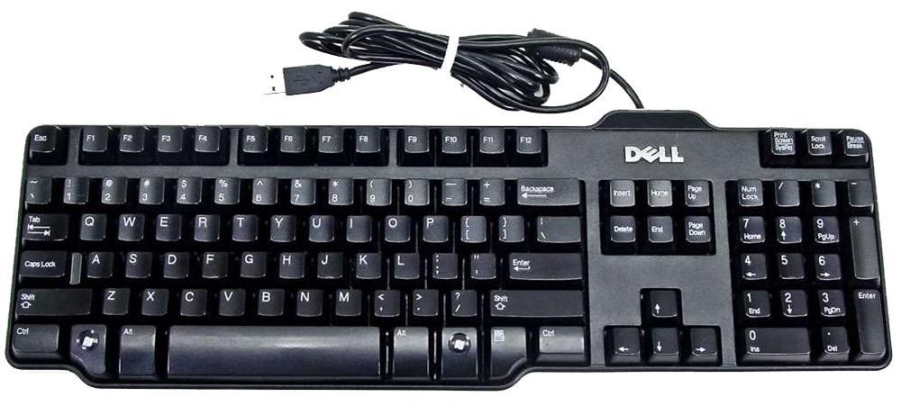 DJ331B Dell 104-Keys USB Keyboard (Black)