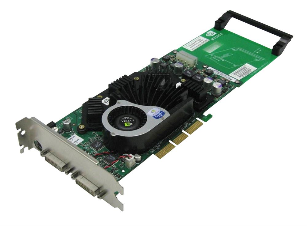 DL483AV HP Nvidia Quadro Fx3000 3d 256MB AGP 8x 1x Mini-din/2x Dvi-i Video Graphics Board