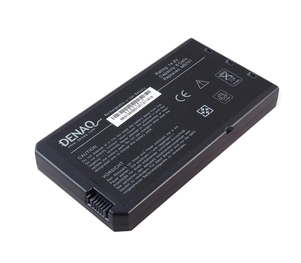 DQ-M5701 DENAQ 65Whr high capacity 8 cell replacement battery (Refurbished)