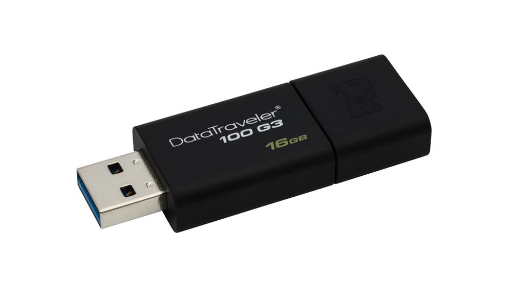 DT100G3/16GBCL Kingston DataTraveler 16GB USB 3.0 Flash Drive