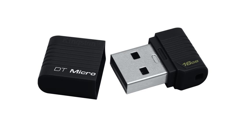 DTMCK/16GB-B2 Kingston DataTraveler Micro 16GB USB 2.0 Flash Drive (Black)