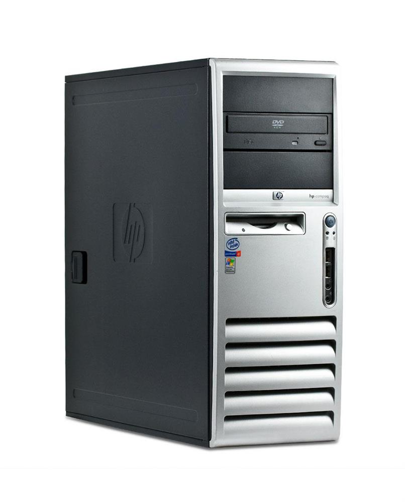 DU187A HP d530 Pentium 4 3.2GHz 256MB RAM 40GB HDD CD-ROM Convertible Minitower Desktop System (Refurbished)