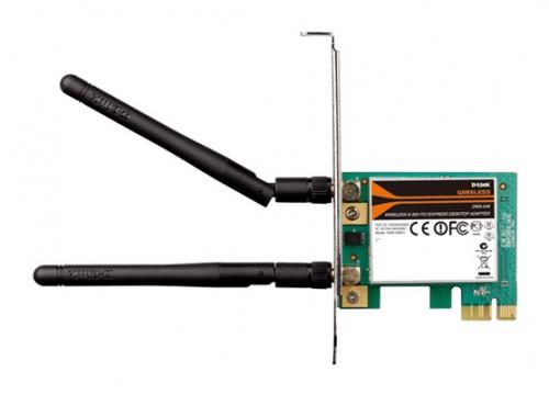 DWA-582 D-Link Wireless AC1200 Dual Band PCI Express Desktop Network Adapter