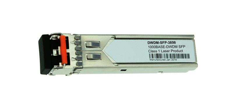 DWDM-SFP-3898 Cisco 1.25Gbps 1000Base-DWDM Single-Mode Fiber 80km 1538.98nm LC Connector SFP Transceiver Module
