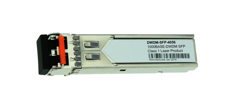 DWDM-SFP-4056 Cisco 1.25Gbps 1000Base-DWDM Single-Mode Fiber 80km 1540.56nm LC Connector SFP Transceiver Module