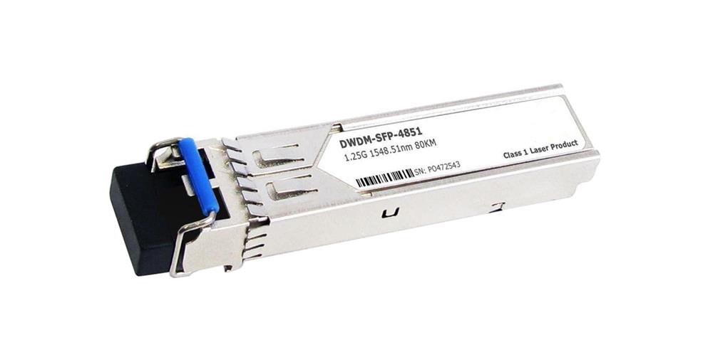 DWDM-SFP-4931 Cisco 1.25Gbps 1000Base-DWDM Single-Mode Fiber 80km 1549.32nm LC Connector SFP Transceiver Module