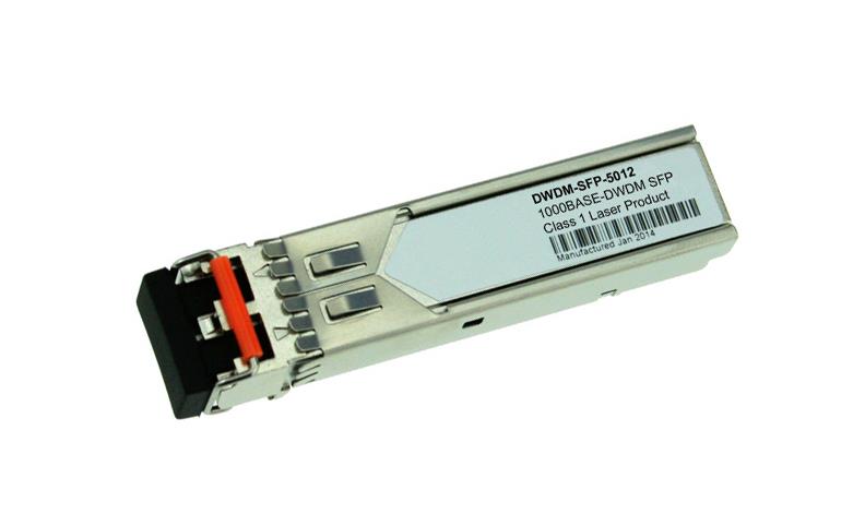 DWDM-SFP-5012 Cisco 1.25Gbps 1000Base-DWDM Single-Mode Fiber 80km 1550.12nm LC Connector SFP Transceiver Module