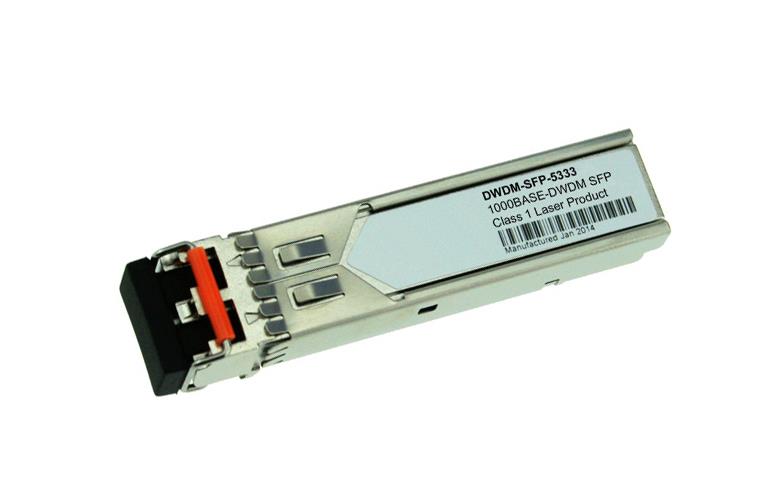 DWDM-SFP-5333 Cisco 1.25Gbps 1000Base-DWDM Single-Mode Fiber 80km 1553.33nm LC Connector SFP Transceiver Module