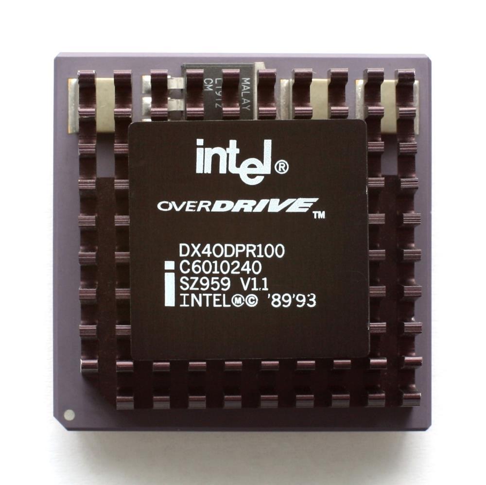 DX40DPR100 Intel Overdrive Processor 486 100 Mhz