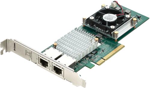 DXE-820T D-Link Dual-Ports RJ-45 10GBase-T PCI Express Network Adapter