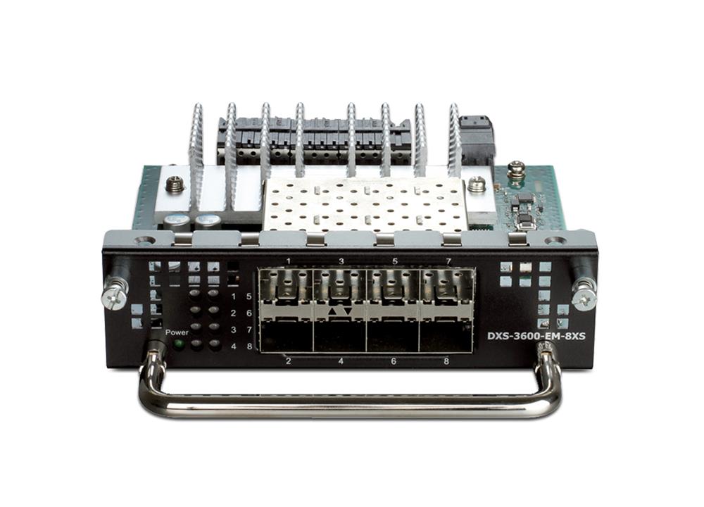 DXS-3600-EM-8XS D-Link 8-Port 10gbe Sfp+ Expansion Module For Dxs-3600 (Refurbished)