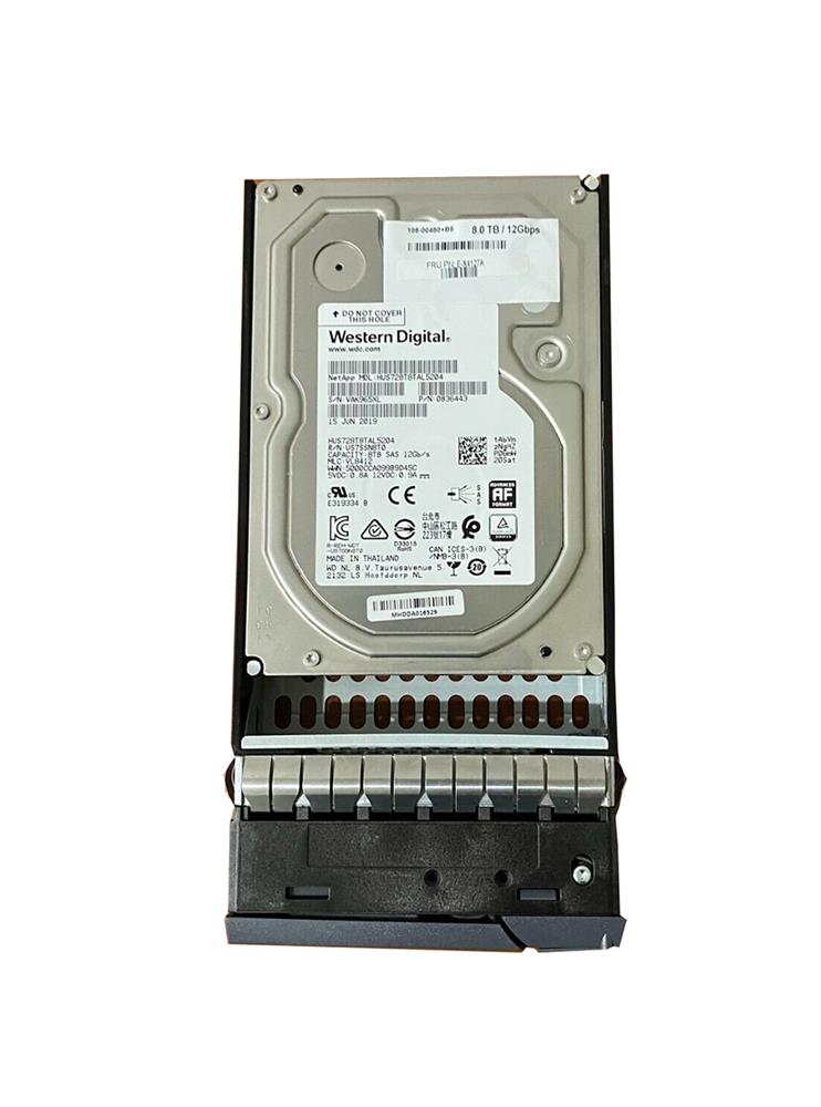 E-X4127A NetApp 8TB 7200RPM SAS 12Gbps 3.5-inch Internal Hard Drive for DE212C