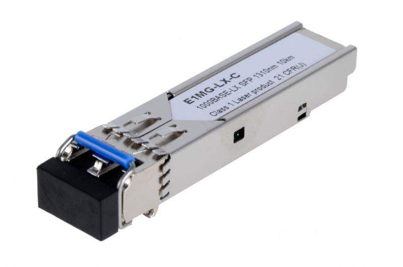 E1MG-LX-C Brocade 1Gbps 1000Base-LX Single-mode Fiber 10km 1310nm Duplex LC Connector SFP Transceiver Module
