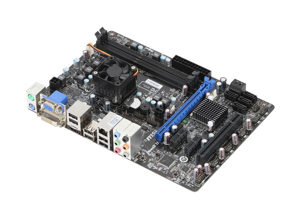E350DM-E33 MSI Socket FT1 BGA Chipset Hudson D1 DDR3 SATA 3GBps PCIe 2.0 x16 USB 2.0 micro-ATX System Board (Refurbished)