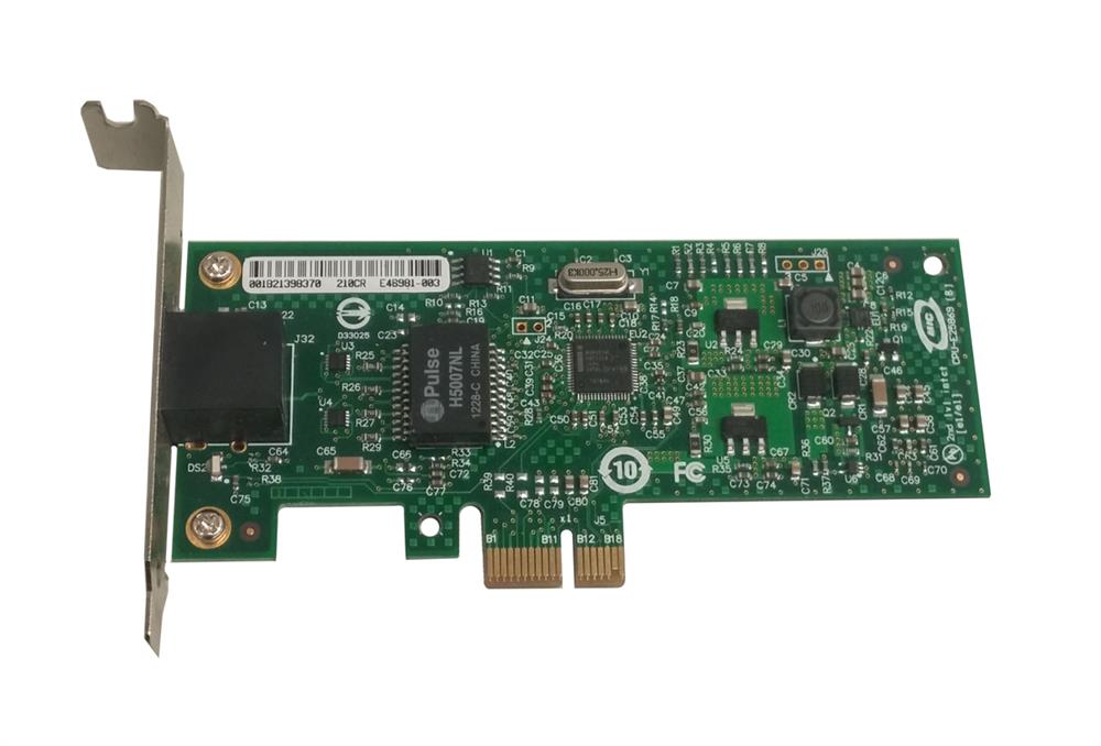 E46981-003 Intel 10/100/1000Mbps PCIe 1 x RJ45 Network Adapter