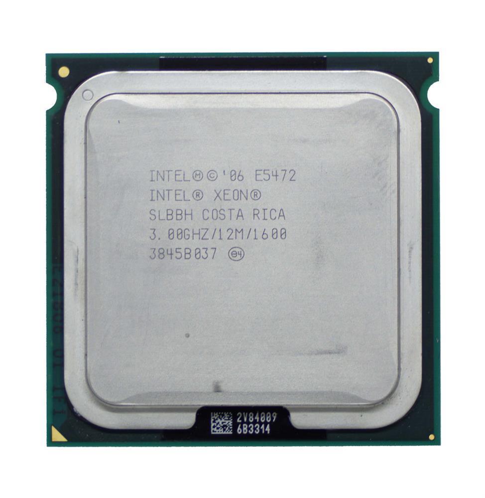 E5472 Intel Xeon Quad Core 3.00GHz 1600MHz FSB 12MB L2 Cache Processor
