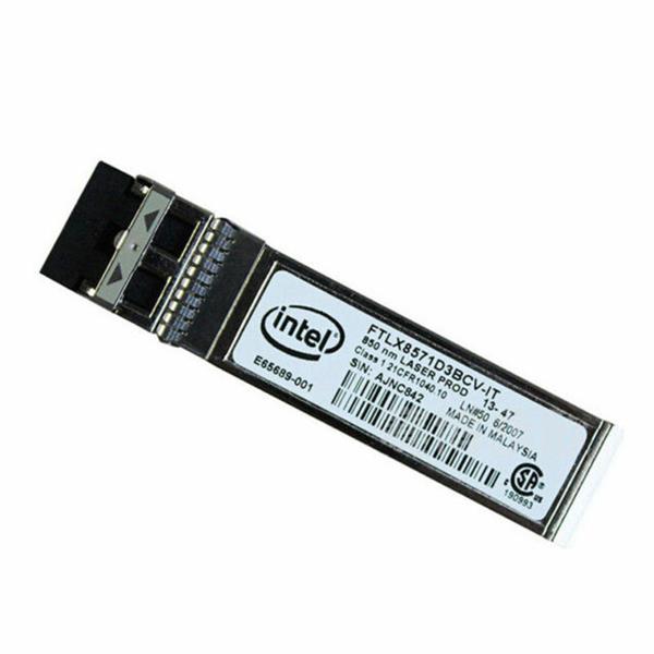 E65689-001 Intel 10Gbps 10GBase-SR Dual Rate Multi-mode Fiber 300m 850nm Duplex LC Connector SFP+ Transceiver Module