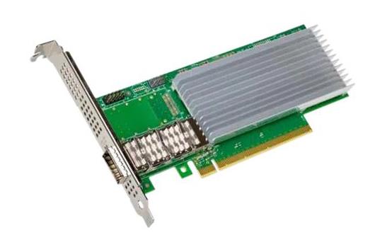 E810CQDA1BLK Intel 800 E810-CQDA1 100Gigabit Ethernet Card - PCI Express 4.0 x16 - 1 Port(s) - Optical Fiber - 100GBase-X - Plug-in