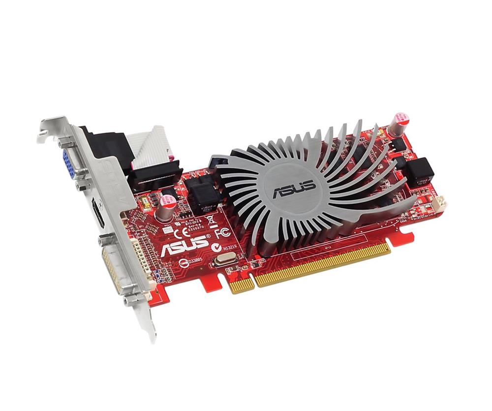 EAH5450SIL/DI/1GD3LP ASUS EAH5450 SILENT/DI/1GD3(LP) AMD Radeon HD 5450 1GB DDR3 64-Bit HDMI / DVI-I / D-Sub / HDMI/ HDCP PCI-Express 2.1 Video Graphics Card
