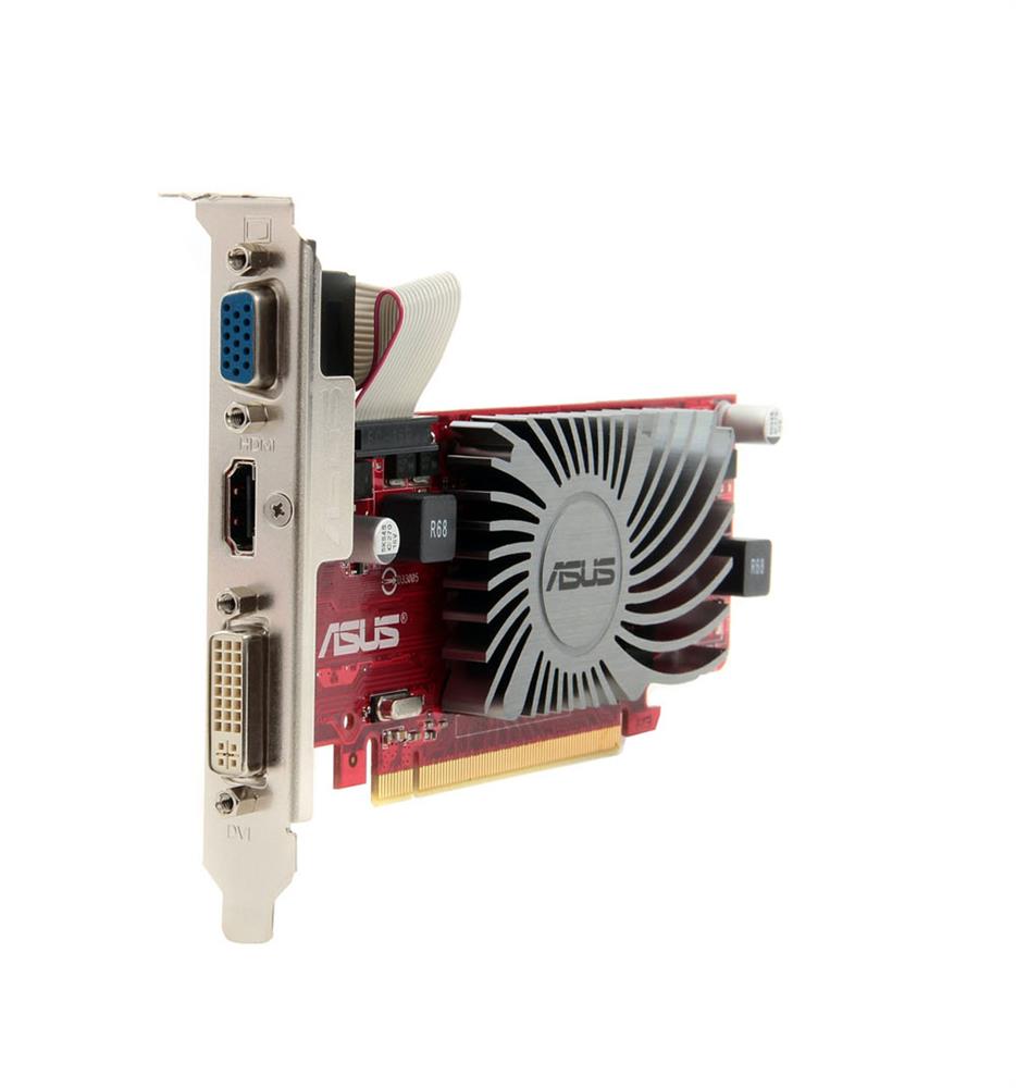 EAH5450SILENT/DI/1GD3(LP) ASUS Radeon HD 5450 1GB 64-Bit DDR3 PCI Express 2.1 Low Profile Video Graphics Card
