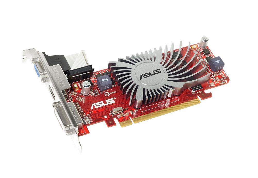 EAH5450SILENT/DI/1GD3/V2(LP) ASUS Radeon HD 5450 1GB DDR3 PCI Express 2.1 Low Profile Video Graphics Card