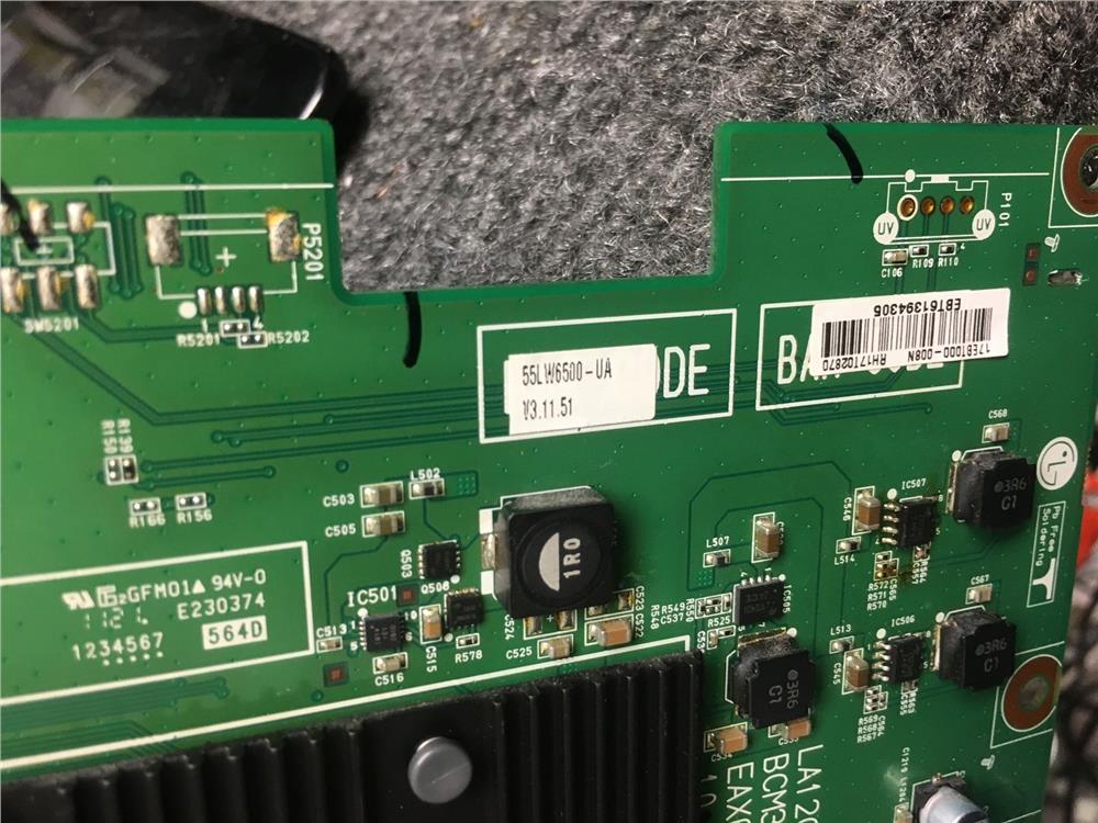 EBT61394305 LG Chassis Assembly Main Board 55LW6500 (Refurbished)