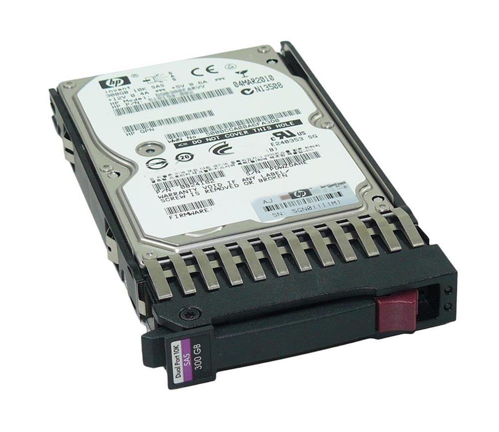 EG300FBDBR HP 300GB 10000RPM SAS 3Gbps Dual Port 2.5-inch Internal Hard Drive with Tray