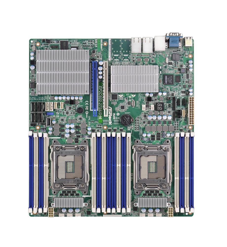 EP2C602-2TS6/D16 ASRock Dual LGA2011 Intel C602 DDR3 SATA3&sa (Refurbished)