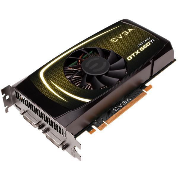 EVGA062 EVGA GeForce GTX 560 Ti 1GB GDDR5 HDMI / Dual DVI / SLI Ready PCI-Express 2.0 x16 Video Graphics Card