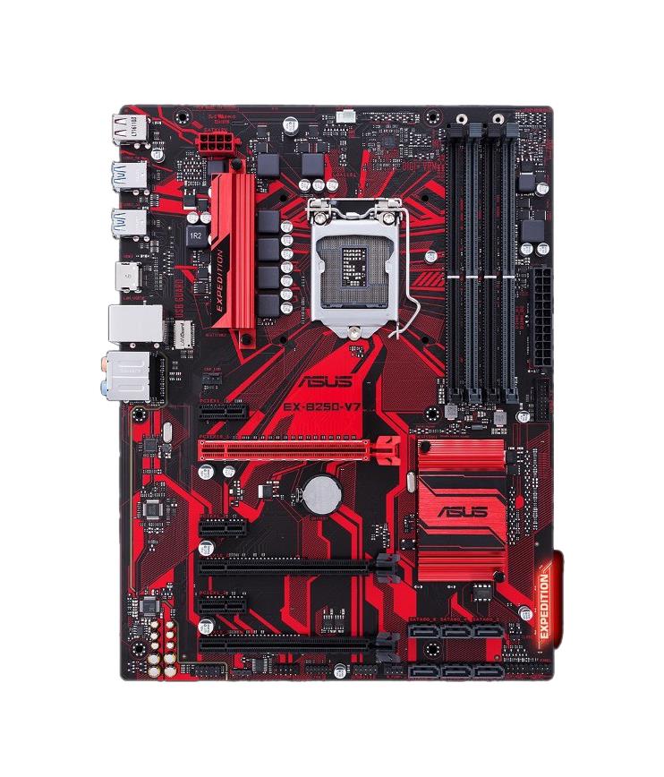 EX-B250-V7 Asus Socket LGA 1151 Intel B250 Chipset 7th/6th Generation Core i7 / i5 / i3 / Pentium / Celeron Processors Support DDR4 4x DIMM 6x SATA 6.0Gb/s ATX Motherboard (Refurbished)