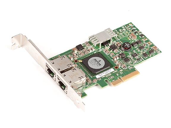 0G218C Dell Broadcom 5709 Dual-Ports RJ-45 1Gbps PCI Express Server Network Interface Card