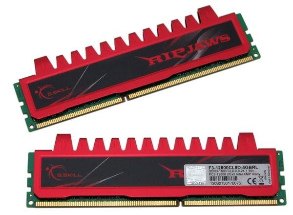 F3-12800CL9D-4GBRL G.SKILL 4GB Kit (2 X 2GB) PC3-12800 DDR3-1600MHz non-ECC Unbuffered CL9-9-9-24 240-Pin DIMM Memory