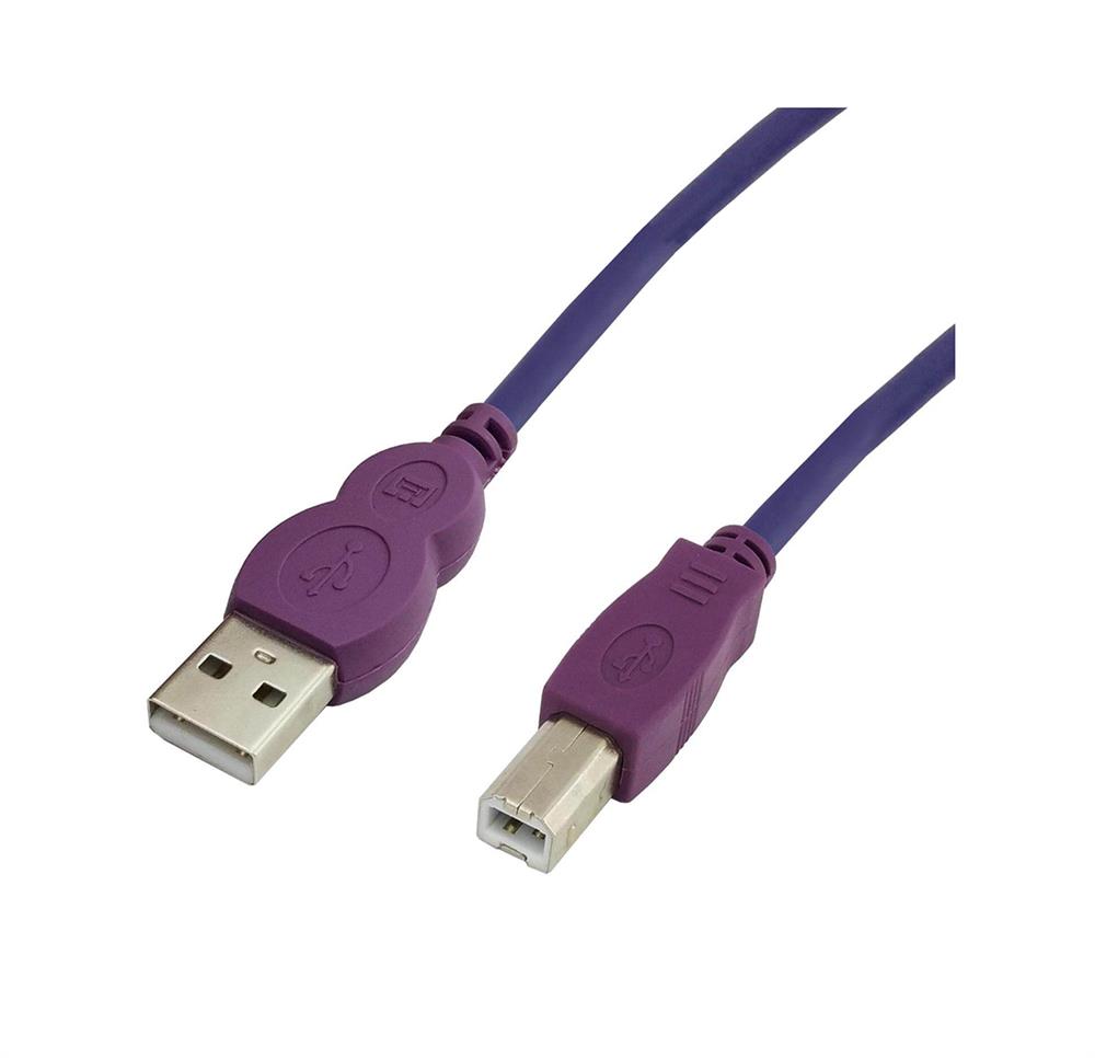 F3U133-06-GRP Belkin USB A/B Cable 20/28Awg Dstp A/B Grape 6' Purple