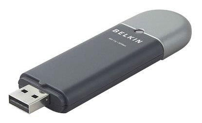 F5D70501 Belkin Usb Wi-fi Adapter 54MBps 100 Ft Indoor Range (Refurbished)