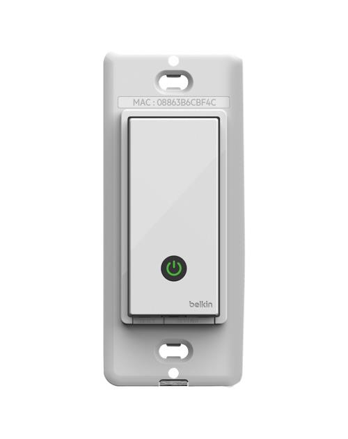 F7C030FC Belkin Wemo Light Switch Wifi for Smartphones and Tablets (Refurbished)