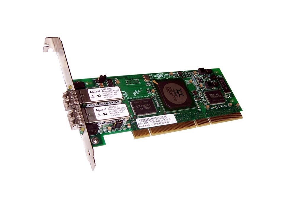 FC501040940A Qlogic Dual-Ports LC 2Gbps Fibre Channel PCI-X Host Bus Network Adapter for HP Compatible