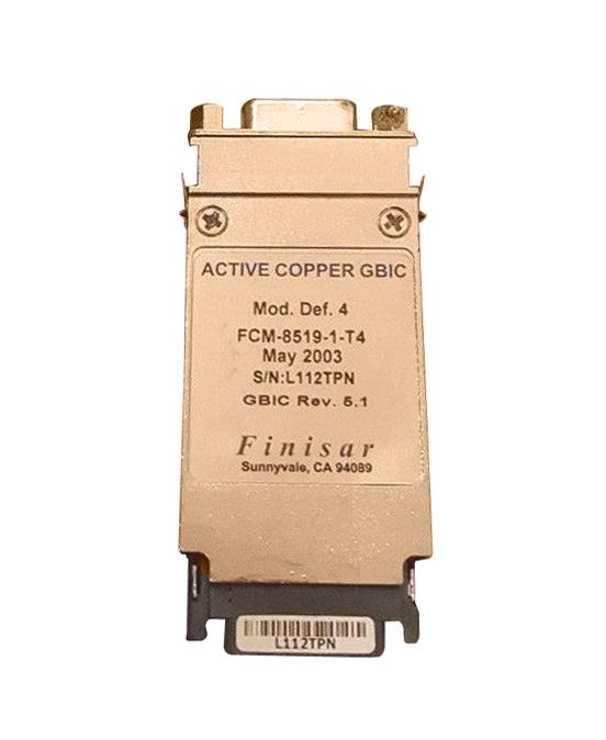 FCM85191T4 Finisar 1Gbps 1000Base-CX Fibre Channel Copper 100m GBIC Transceiver Module