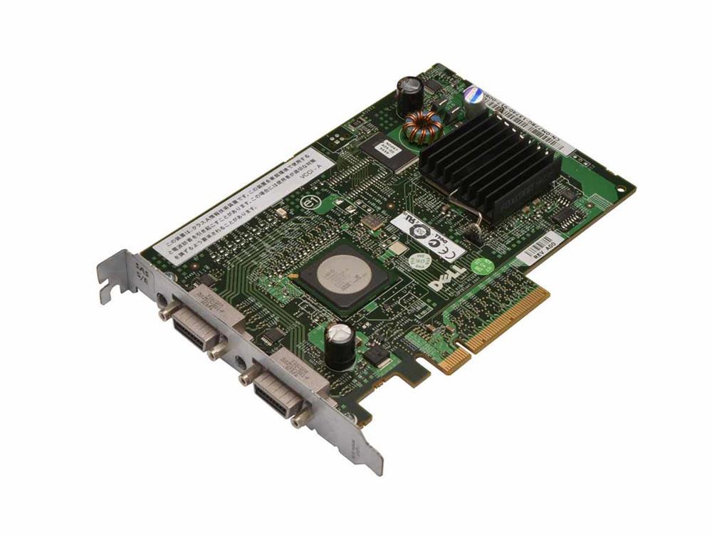 FD467 Dell SAS 5/e 8-Ports SAS 3Gbps Dual Channel PCI Express x8 HBA Controller Card