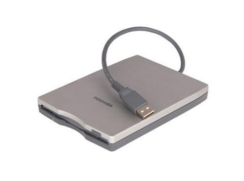 FDDSA06 Toshiba 1.44MB 3.5-inch External Floppy Disk Drive (Grey)