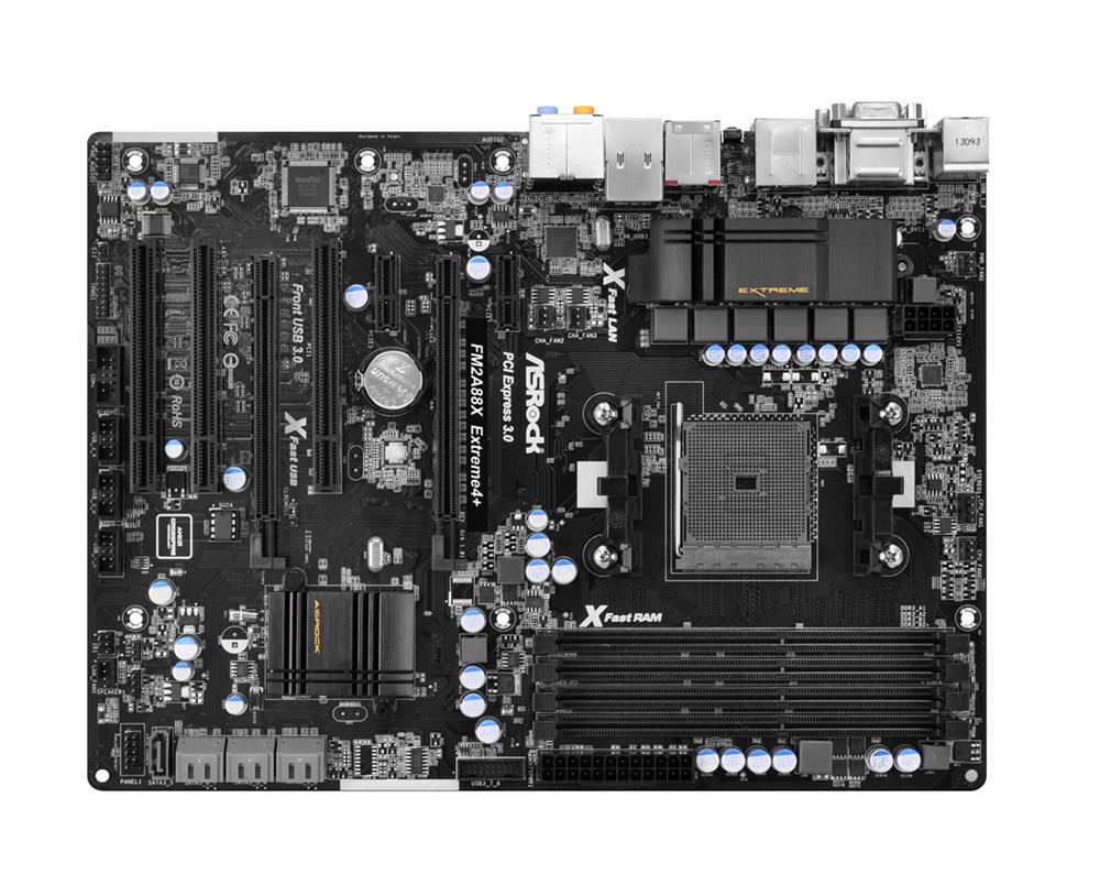 FM2A88X-EXTREME4 ASRock Extreme4+ Socket FM2+ / FM2 Chipset A88X (Bolton D4) 4 x DDR3 7 x SATA 6Gbps 1 x PCIe 3.0 x16 ATX System Board (Refurbished)